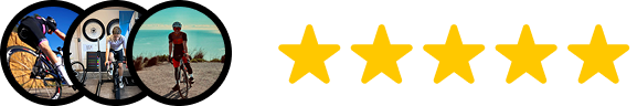 Five-star rated Vélobsessive customers on Google reviews