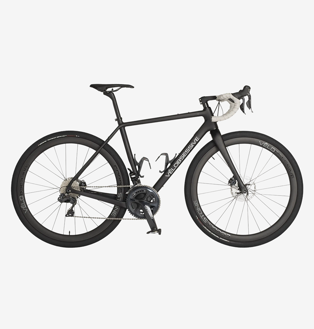 Vélobsessive custom carbon Gravel bike side view