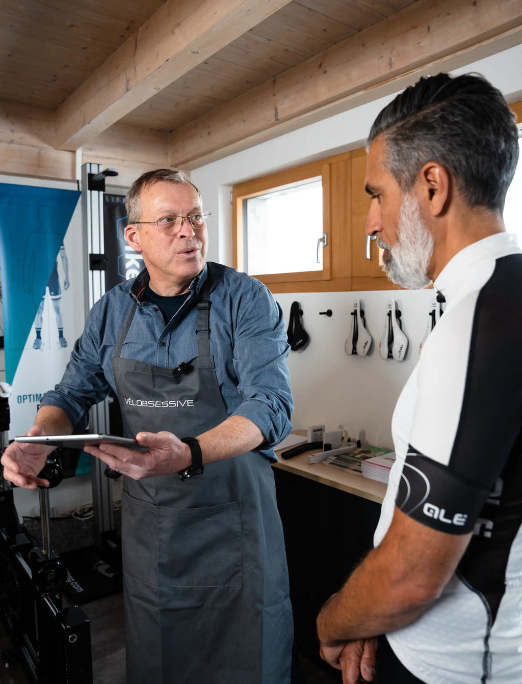 Professional Bike Fitting process at Vélobsessive