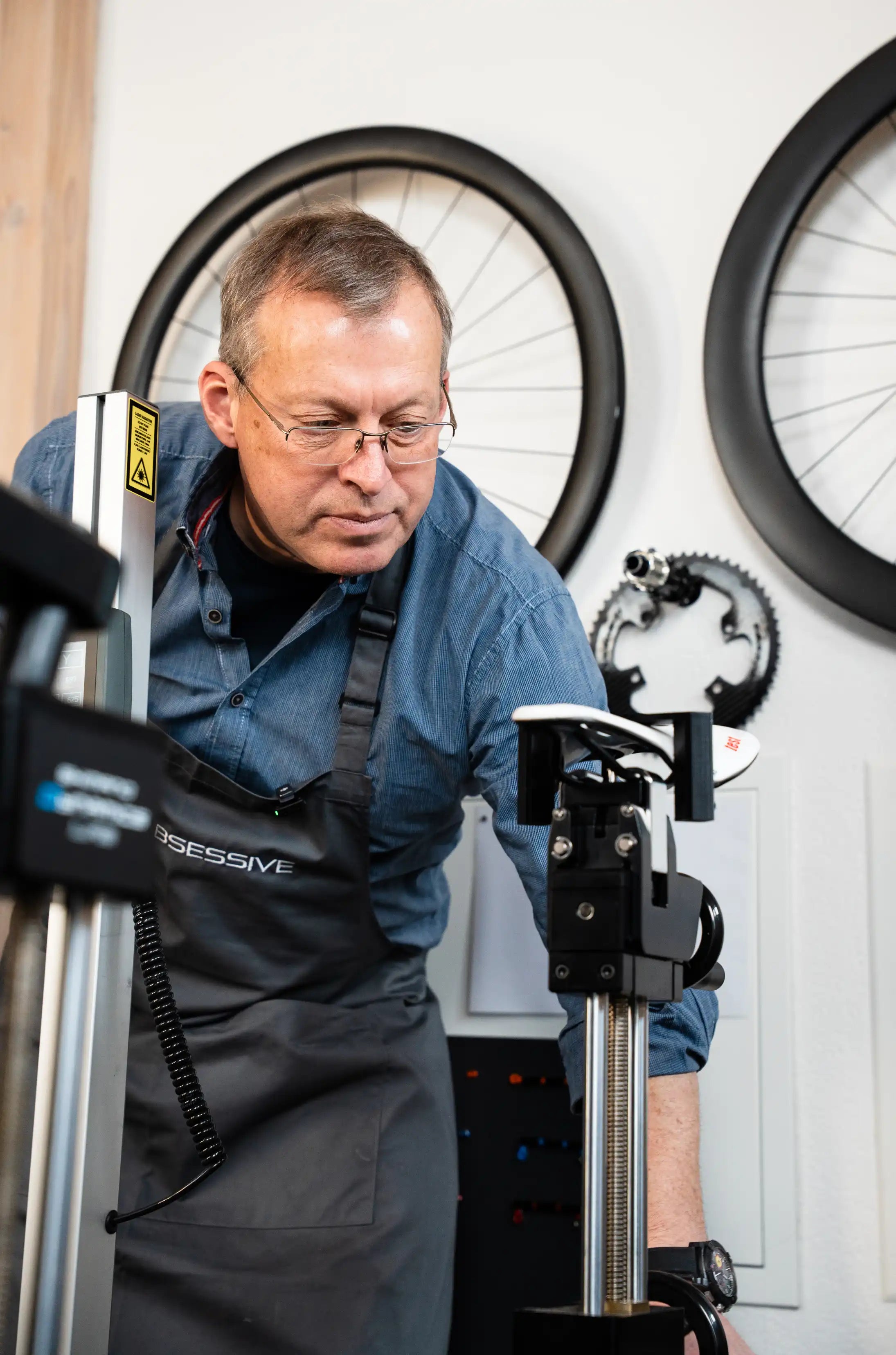 Cyclist portrait during Vélobsessive Bike Fitting