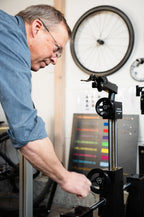 Measurement tools at a Vélobsessive Bike Fitting